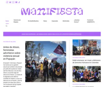 Manifiesta.org(Inicio) Screenshot
