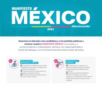 Manifiestomexico.mx(Manifiesto Mexico) Screenshot