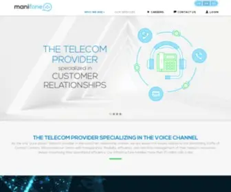 Manifone.fr(The telecom provider specialized in customer relationships) Screenshot