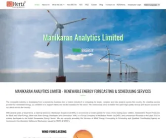 Manikarananalytics.in(Manikaran Analytics Limited) Screenshot