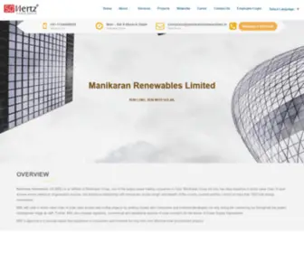 Manikaranrenewables.in(Manikaran Renewables Limited) Screenshot