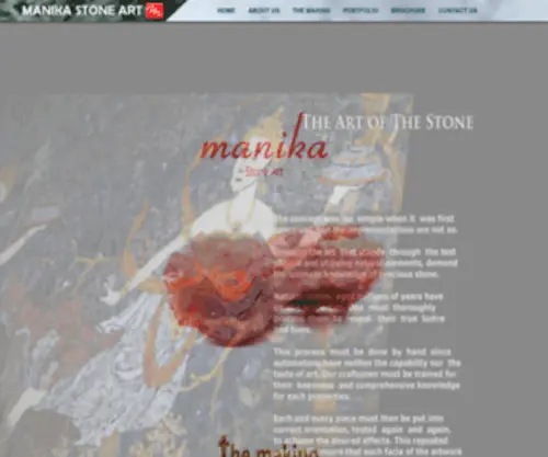 Manikastoneart.com(Manika Stone Art) Screenshot