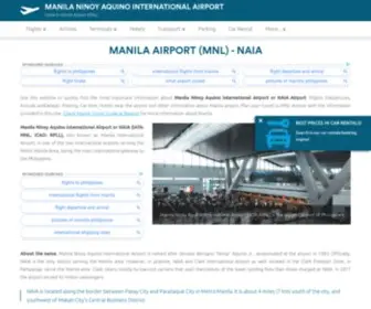 Manila-Airport.net(Informational Guide to Manila Ninoy Aquino International Airport (NAIA)) Screenshot