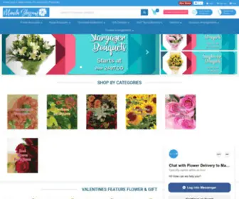 Manilablossoms.com(Affordable Flower Shop Manila Philippines) Screenshot