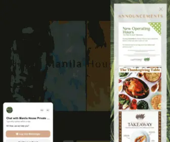 Manilahouseinc.com(Manila House) Screenshot