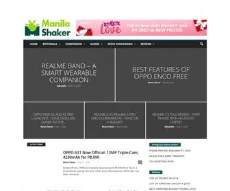 Manilashaker.com(Manila Shaker Philippines) Screenshot