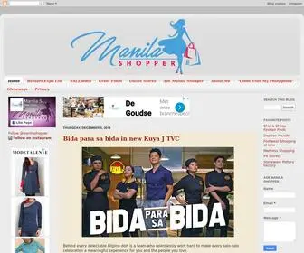 Manilashopper.com(Manila Shopper) Screenshot
