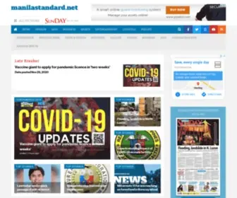 Manilastandardtoday.com(Manila Standard) Screenshot