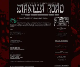 Manillaroad.net(The Official Manilla Road Website) Screenshot