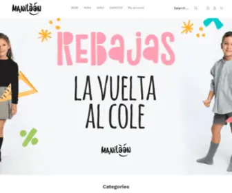 Maniloon.com(Ropa de bebé Online) Screenshot