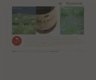 Manincor.com(Herzlich willkommen im Weingut Manincor) Screenshot