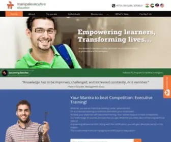 Manipalexecutiveeducation.com(Manipal Executive Education) Screenshot