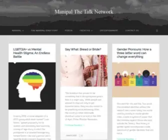 Manipalthetalk.org(Manipal's largest student media organisation) Screenshot