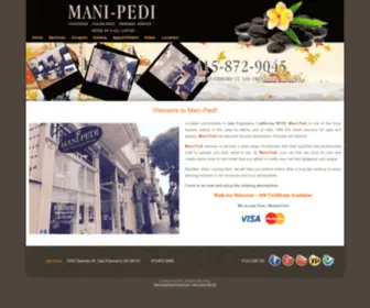 Manipedisanfrancisco.com(Nail salon San Francisco) Screenshot