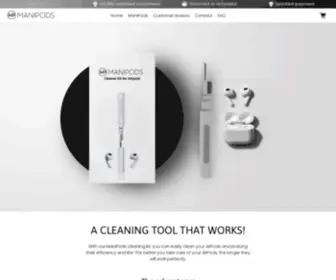 Manipods.com(Number 1 in headphone cleaning) Screenshot