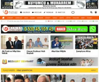 Manisavitrinhaber.com(Manisa Haber) Screenshot