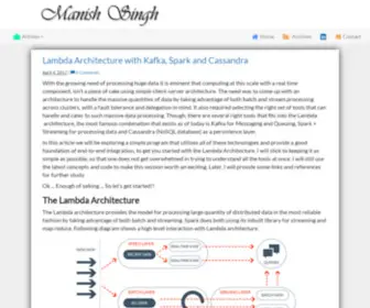 Manishsingh.net(Manishsingh) Screenshot