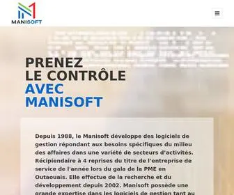 Manisoft.ca(Accueil) Screenshot