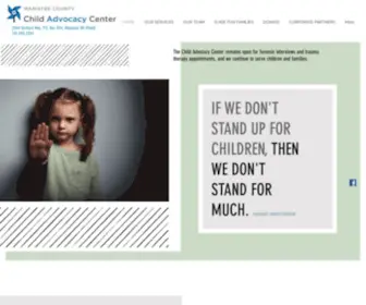 Manisteecac.com(Child Advocacy) Screenshot