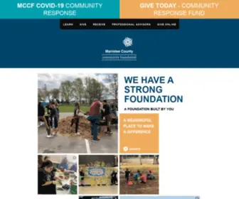 Manisteefoundation.org(Manistee County Community Foundation) Screenshot