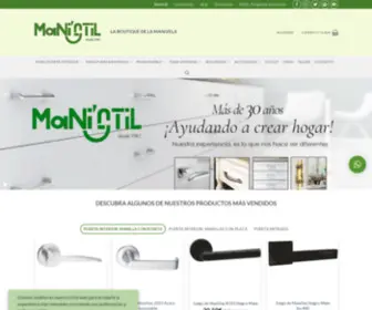 Manistil.es(Manistil-Tienda Manillas Puertas, Cerraduras Tiradores Pomos) Screenshot