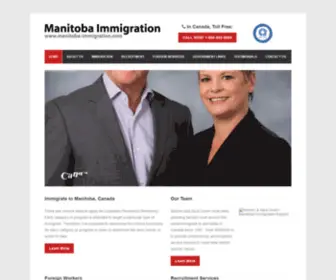 Manitoba-Immigration.com(Immigration & Recruitment Specialists Manitoba) Screenshot