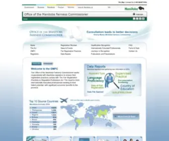 Manitobafairnesscommissioner.ca(Fair Registration Practices Office) Screenshot
