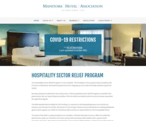 Manitobahotelassociation.ca(Manitoba Hotel Association) Screenshot