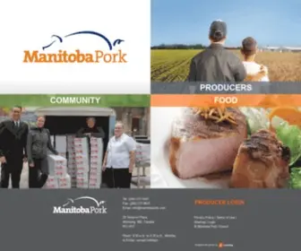 Manitobapork.com(Manitoba Pork) Screenshot