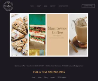 Manitowoccoffee.com(Manitowoc Coffee) Screenshot