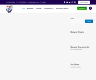 Manitrust.org(Universal Service To Mankind) Screenshot