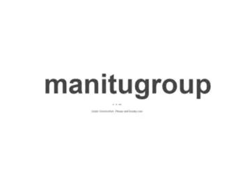 Manitugroup.com(manitugroup) Screenshot