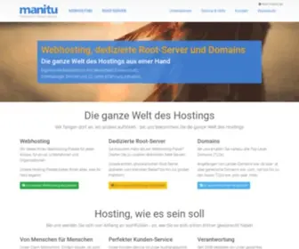 Manitu.net(Webhosting, Root-Server, Domains) Screenshot