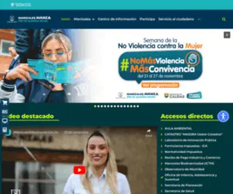 Manizales.gov.co(Alcaldia de Manizales) Screenshot