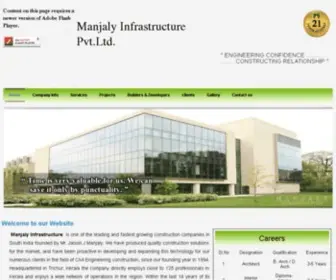 Manjalyinfrastructures.com(Manjaly Infrastructure) Screenshot