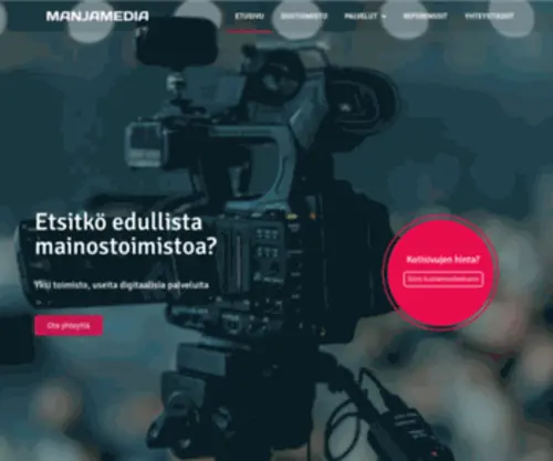 Manjamedia.fi(Videotuotanto) Screenshot