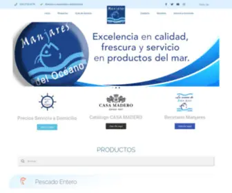 Manjaresdeloceano.com(Inicio) Screenshot