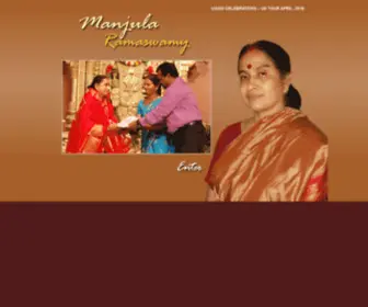 Manjularamaswamy.org(Manjula Ramaswamy) Screenshot