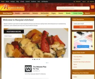 Manjulaskitchen.com(Manjula's Kitchen) Screenshot