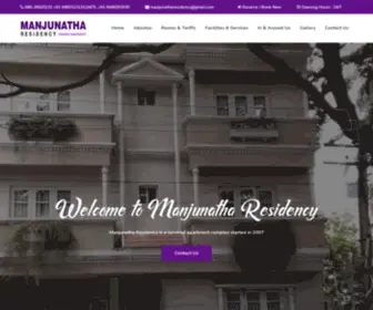 Manjunatharesidency.in(Manjunatha Residency) Screenshot