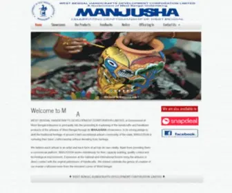 Manjusha.in(Manjusha Official Website) Screenshot