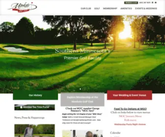 Mankatogolfclub.com(The Mankato Golf Club) Screenshot