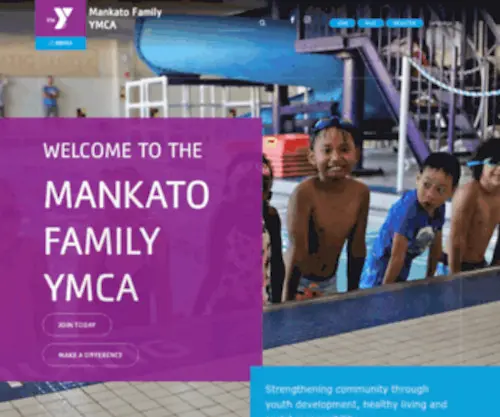 Mankatoymca.org(MANKATO FAMILY YMCA) Screenshot