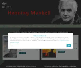 Mankell.de(Henning Mankell) Screenshot