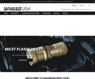 Mankerlightusa.com(MankerLight USA) Screenshot