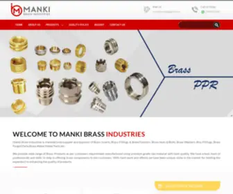 Mankibrassind.com(Manki Brass Industries) Screenshot