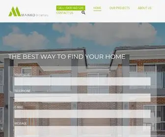 Manko.com.au(Build your dream home) Screenshot