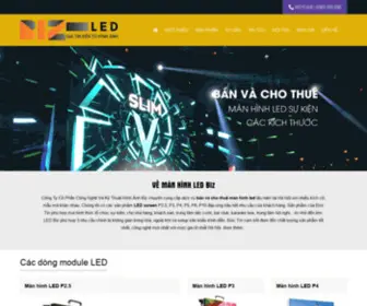 Manledpro.com(Dịch vụ cho thuê và bán màn hình LED sân khấu) Screenshot