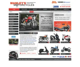 Manleysmotorcycles.com(Royal Enfield) Screenshot