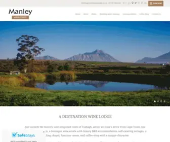 Manleywinelodge.co.za(Manley Wine Lodge) Screenshot